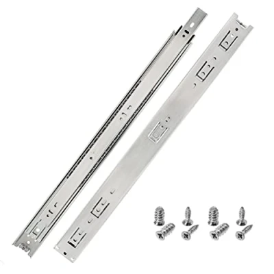 Imagen de HELPMATE Rieles para cajones push to open, 500 mm, 1 par de 2 unidades, incluye material fijación