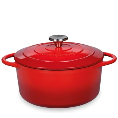 Imagen de Küchenprofi Cacerola redonda de 24 cm, color rojo Provenza, hierro fundido, cm