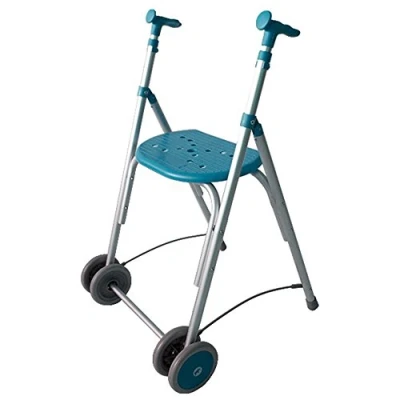 Imagen de Andador Rollator De aluminio Plegable Regulable en altura Color esmeralda