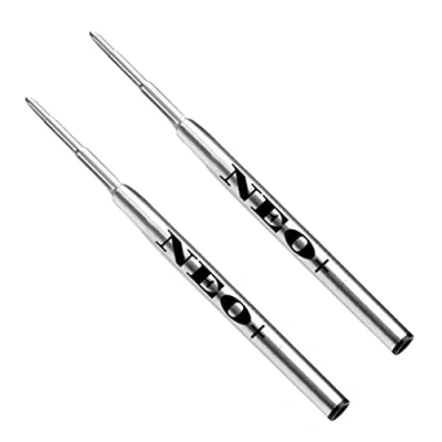 Imagen de Recambios para bolígrafo NEO+ compatibles con bolígrafos Montblanc (2 x tinta negra)