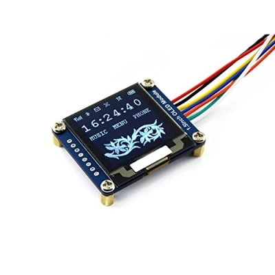 Imagen de Waveshare 1.5inch OLED Display Module 128x128 16 Gray Scale SPI/I2C Interface SSD1327 Driver Raspberry Pi/Jetson Nano/STM32 Examples Provided