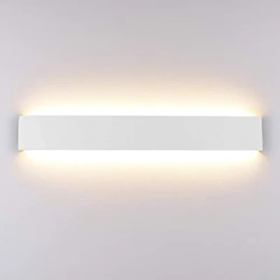 Imagen de Klighten Lámparas de Pared Led Interior 61cm, 20W Aplique Arriba Abajo Moderna, Luz Aluminio para Salas, Escalera, Dormitorios, Pasillos, 1990 Lumen, Blanco Cálido 3000K,