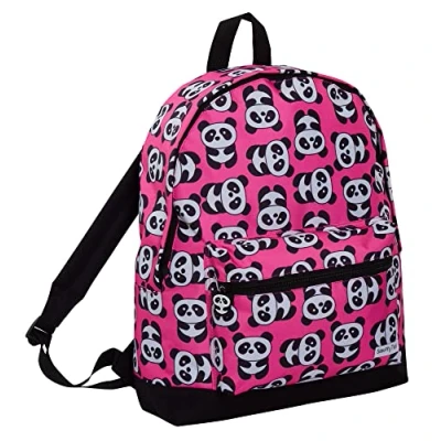 Imagen de ScruffyTed Mochila de viaje gran capacidad con diseño panda para niñas, rosa, Taille unique
