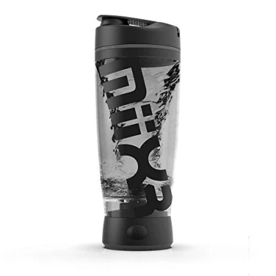 Imagen de Promixx Original Shaker Bottle (MiiXR edición) Batería para batidos de proteínas suaves, sin BPA, taza 600 ml Negro/Gris
