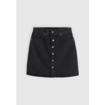 Imagen de Levi&#039;s Retro Button Front Skirt Falda vaquera, Mujer, Talla: 24, Open mind