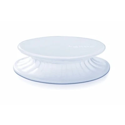 Imagen de Lékué Tapa extensible para conservar alimentos, 26 cm,silicona platino color translúcido