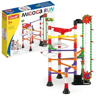 Imagen de Quercetti 6576 Migoga Marble Run Elevator Circuito de canicas, Juego Educativo construcción, Multicolor, Medium (6576)