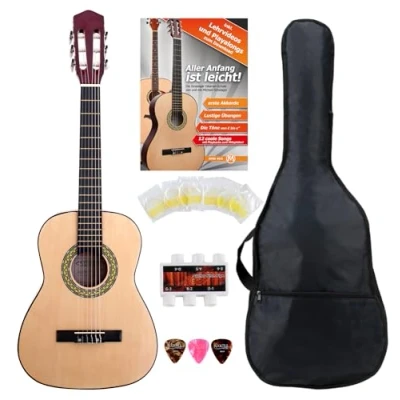 Imagen de Classic Cantabile Acoustic Series AS 851 L guitarra clásica 1/2 set de inicio para zurdos