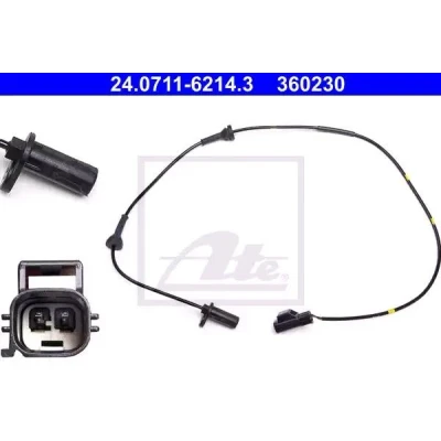Imagen de ATE 24.0711 6214.3 Sensor de ABS 965 VOLVO: XC70 I Cross Country, S60 I, S80
