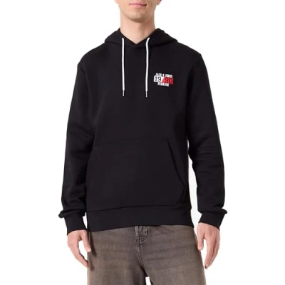 Imagen de JACK &amp; JONES Jprbluclub Sudadera con Capucha Bmuss24, Negro, L para Hombre