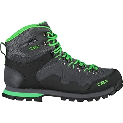 Imagen de CMP Athunis Mid Trekking Shoe Wp, Zapatos para caminar, Hombre, Grey Verde Fluo, 42 EU