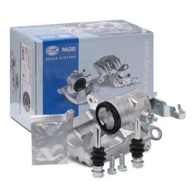 Imagen de HELLA 8AN 355 783 411 Pinza de freno Fundición gris sin soporte VOLKSWAGEN: Transporter 4 Bus,