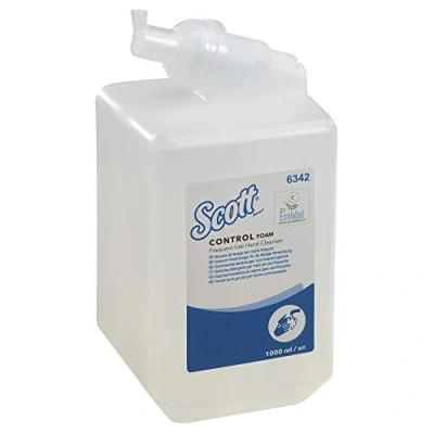 Imagen de Scott 6342 Control Espuma Limpiadora de Manos Para Uso Frecuente, 1 L, Transparente