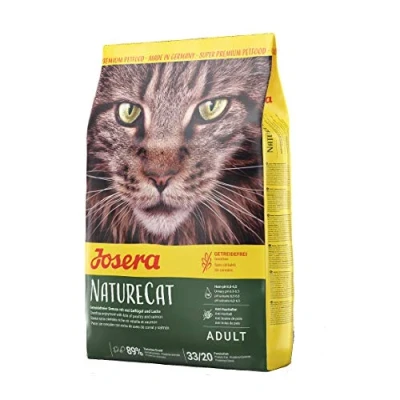 Imagen de Josera Pienso Gatos 400 g Naturecat Alimento para Mascota Adulta Sin Cereales Evita Bolas de Pelo Salmón y Ave Corral Ayuda a Riñones