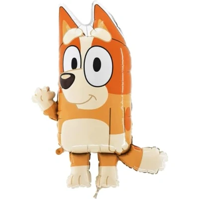 Imagen de Toyland® Globo de aluminio con forma personaje bingo 32 pulgadas Bluey Globos para fiestas infantiles