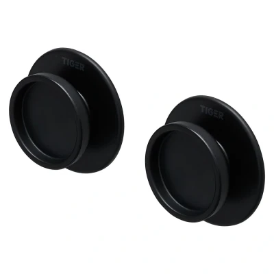 Imagen de Tiger Tess Gancho para Toallas, Negro, Set de 2, 2