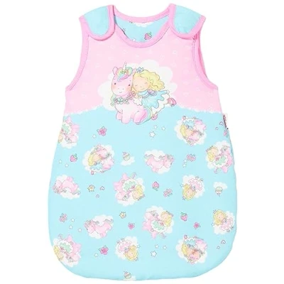 Imagen de Heless 1994 Saco de dormir para muñecas, en diseño unicornio Emil y hada Emma, tamaño 28 35 cm