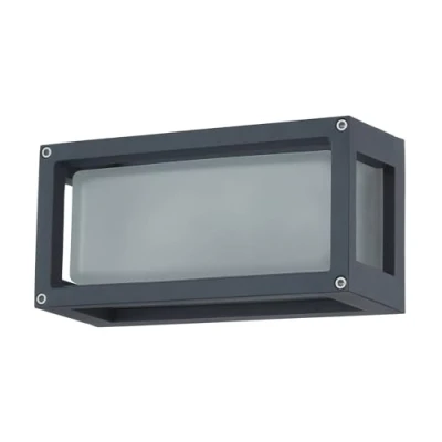 Imagen de lámpara de pared exterior &#039;Aurelien&#039; (Moderno) en Negro hecho Aluminio (1 llama, E27) Lucande lámparas para aplique, LED exterior, aplique