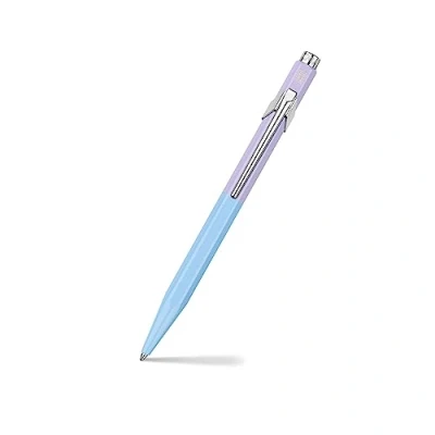 Imagen de Caran d&#039;Ache Bolígrafo 849 Paul Smith azul cielo/lavanda, negro M recambio, en paquete delgado