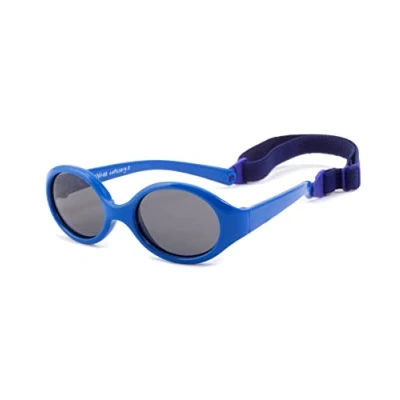 Imagen de Kiddus Gafas de Sol Polarizada para bebé, niño y niña. A partir 0 meses. Filtro Solar UV400. 100% Protección Flexibles, Seguras, Confortables, Resistentes. Azul liso