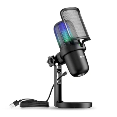 Imagen de Micrófono T&#039;nb Usb Con Iluminación Led De Color Rgb