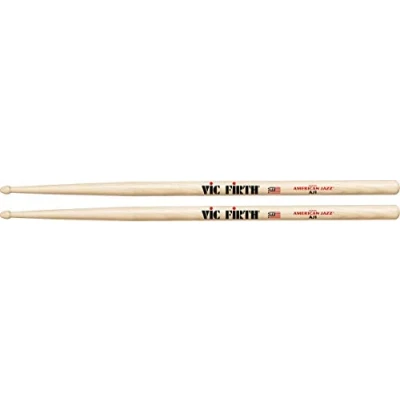 Imagen de Vic FIrth Baquetas de la serie American Jazz® AJ1 madera nogal punta en forma lágrima