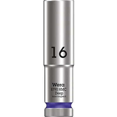 Imagen de WERA 05004556001 8790 HMC Deep 16,0 Llave de vaso larga con arrastre 1/2&quot;