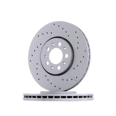 Imagen de ZIMMERMANN SPORT COAT Z 100.1235.52 Disco de freno 288 25 6/5 5 100 ventilación externa, perforado revestido altamente carbonizado