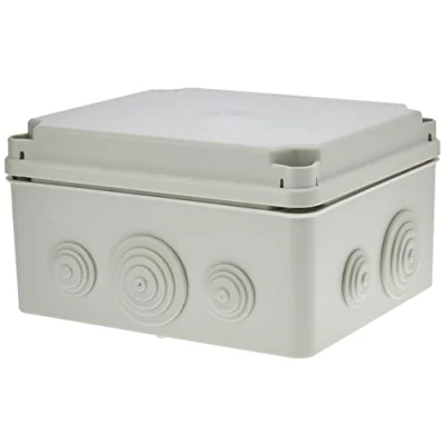 Imagen de IDE EV171 IP65 Caja Estanca de Derivación con Tapa Opaca y Conos, Gris, 151mm x 175mm 95mm