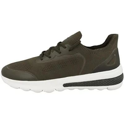 Imagen de Geox U Spherica Actif U35baa, Zapatillas Hombre, Verde Military, 43 EU Ancho