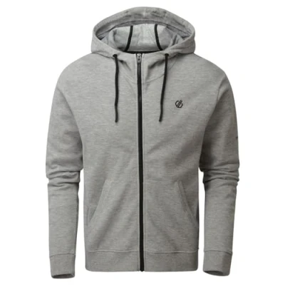 Imagen de Dare2b Modulus Sudadera con Capucha Y Cremallera Integral De Estilo Informal Knitwear, Hombre, Ash Grey, XL