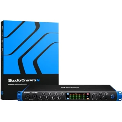 Imagen de PreSonus Studio 1824c, USB C, Interfaz de Audio, Paquete Software incluido One Artist, Ableton Live Lite DAW y mucho más para Grabación, Difusión Podcasting
