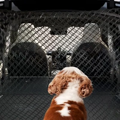 Imagen de Sporgo red de barrera para perros: rejilla perros el maletero del coche, aislamiento coche ajustable, seguridad perros, separadora perro