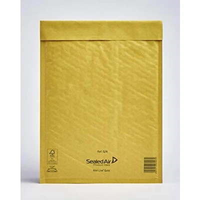 Imagen de Mail Lite Taille G/4, Sobres de burbuja, Dorado, 240 x 330 mm