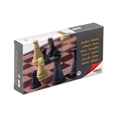 Imagen de Cayro Ajedrez Damas, Juego magnético de Viaje, 2 jugadores (450)