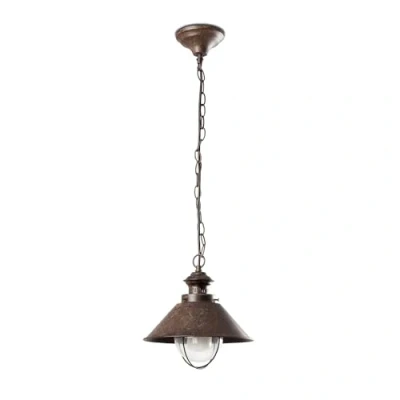 Imagen de FARO BARCELONA 71138 Nautica Colgante, 11W, Metal y difusor de Cristal Opal (Bombilla no incluida)