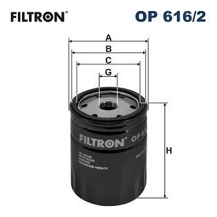 Imagen de FILTRON OP 616/2 Filtro de aceite 3/4 16 UNF enroscable SKODA: Octavia I Hatchback, Fabia 1 Combi, SEAT: Arosa