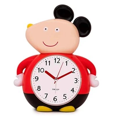 Imagen de AC Reloj Infantil analógico, Despertador con diseño de ratón Multifunciones Fabricado en plástico Resistente 20 x 15 12 cm