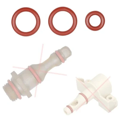 Imagen de SW K Kit de mantenimiento para válvula apoyo, boquilla salida compatible con Saeco, Miele Gaggia Bosch Tchibo Unold Solis Spidem Satrap TurMix King Rotel Set 6