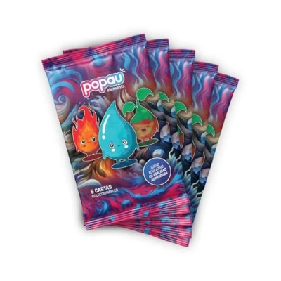 Imagen de Popau 5 Sobres Cartas Coleccionables con Realidad Aumentada Colección Educativa y Divertida Compatible la App Interactiva (iOS Android)