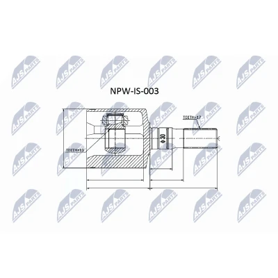 Imagen de NTY NPW IS 003 Junta Homocinética