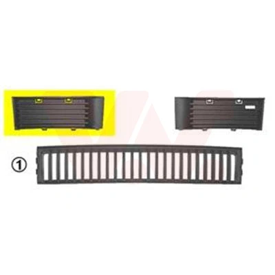 Imagen de VAN WEZEL 7625592 Rejilla Parachoques Delante, derecha SKODA: Fabia 1 Combi, I Hatchback, Berlina norauto, oscaro, mister auto