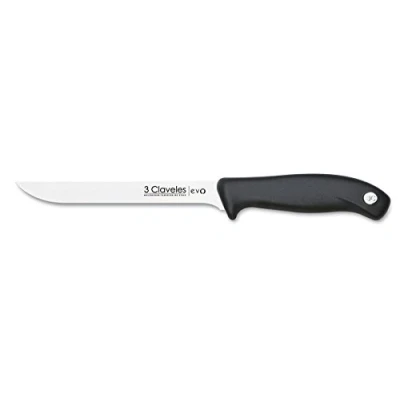 Imagen de 3 Claveles EVO Cuchillo deshuesar, Acero Inoxidable, Multicolor, 15 cm 6&quot;