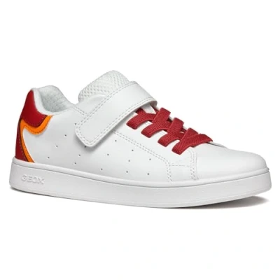 Imagen de Geox J Eclyper Boy A, Zapatillas Niños, Blanco Orange, 32 EU