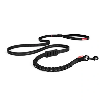 Imagen de EzyDog Zero Shock Lite Correa de Perro, 121,92 cm, Color Negro