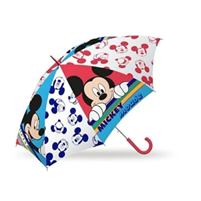 Imagen de Kid Licensing Paraguas 46CM Auto Mickey, Juventud Unisex, Multicolor (Multicolor), Talla Única