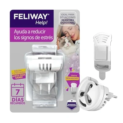 Imagen de FELIWAY Help! Ayuda a tu Gato frente Situaciones de Estrés Ocasional (Difusor + Recambio)