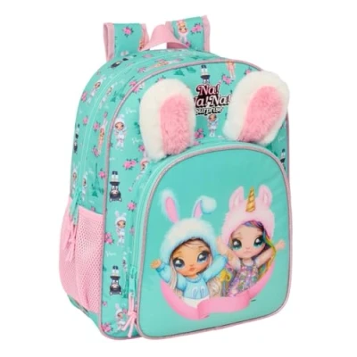 Imagen de Safta NANANA BUNNY Mochila Escolar Niño, Infantil, Adaptable a Carro, Ideal para Niños en Edad Escolar, Cómoda y Versátil, Calidad Resistencia, 32x12x38 cm