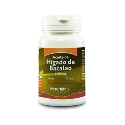 Imagen de Naturbite Aceite de Higado Bacalao 1000Mg 90 Capsulas 1 unidad