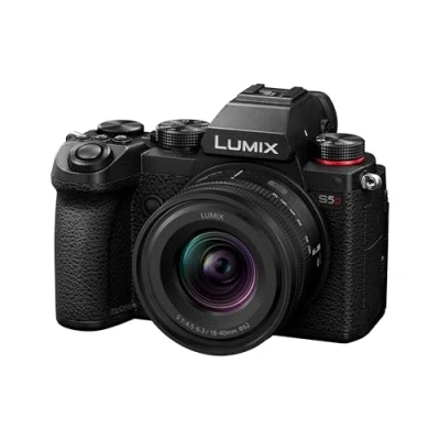 Imagen de Panasonic DC S5DNE K Lumix S5D Cuerpo De Cámara Sin Espejo Fotograma Completo, 24,2 MP, Grabación 4K 60P, Live View Finder, Monitor Ángulo Libre, Wi Fi, con Lente S R1840E 18 40 mm S, Negra